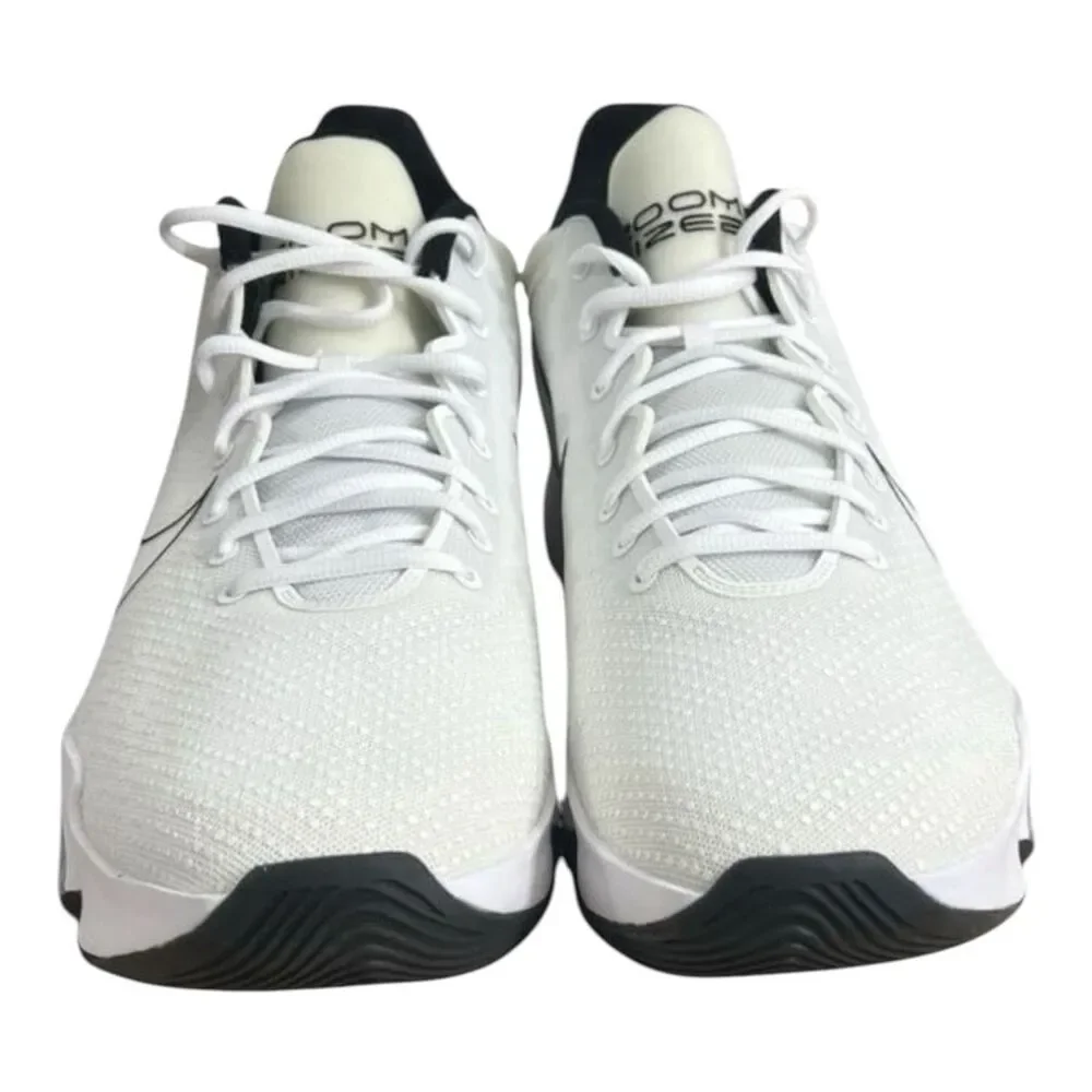 Nike Zoom Rize 2 TB Promo Basketball Shoes Men Size 18 White & Black Sneakers